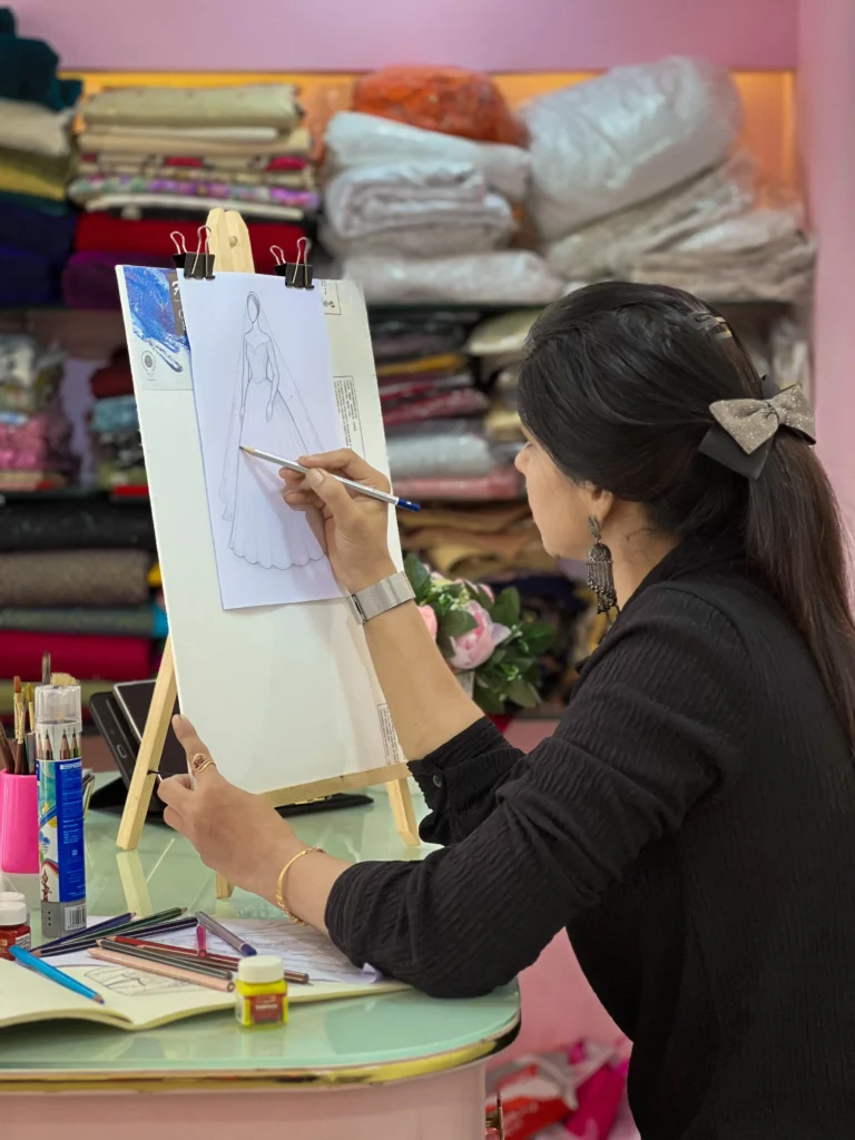 Machine embroidery blouse design